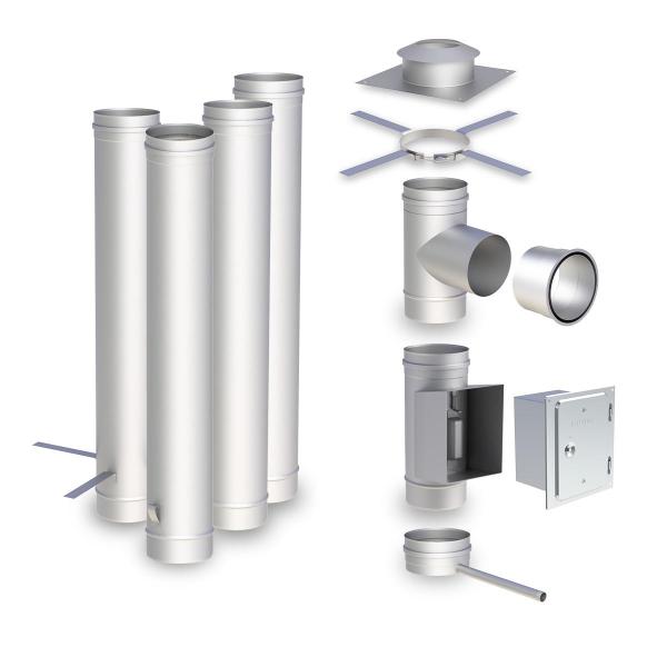 Jeremias EW-FU Edelstahlschornstein-Bausatz einwandig Ø 250 mm