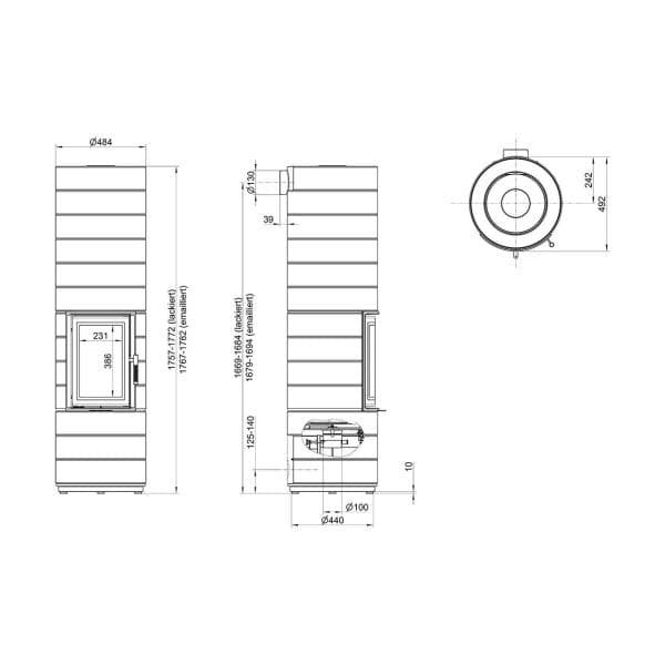 Kaminofen Leda Colona Lite 6 kW