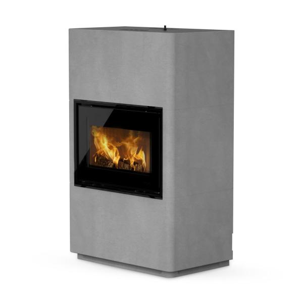 Kaminofen Lotus Beto 470 Beton, Magic Door 6 kW Retoure