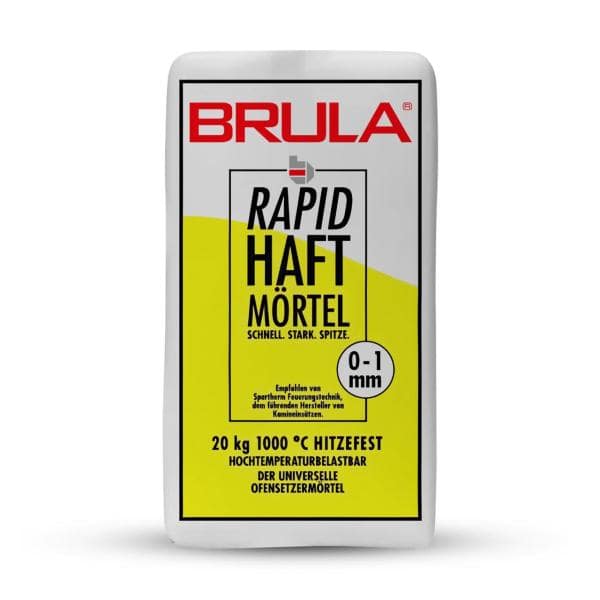 Ofenmörtel Brula FF-Rapid 20 kg Haftmörtel bis 1000 °C, Körnung 0-1 mm