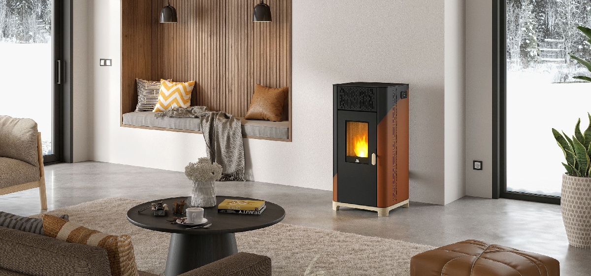 Pelletofen Jotul PF 732 Montagebeispiel