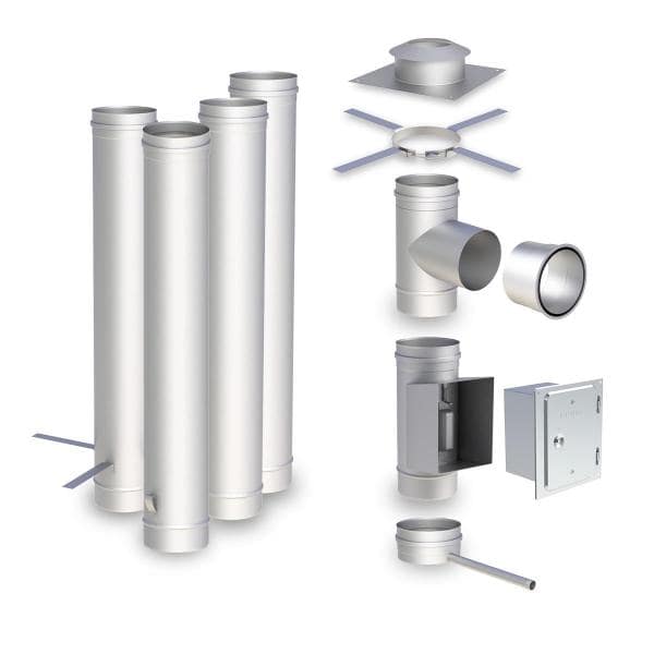 Jeremias EW-FU Edelstahlschornstein-Bausatz einwandig Ø 150 mm