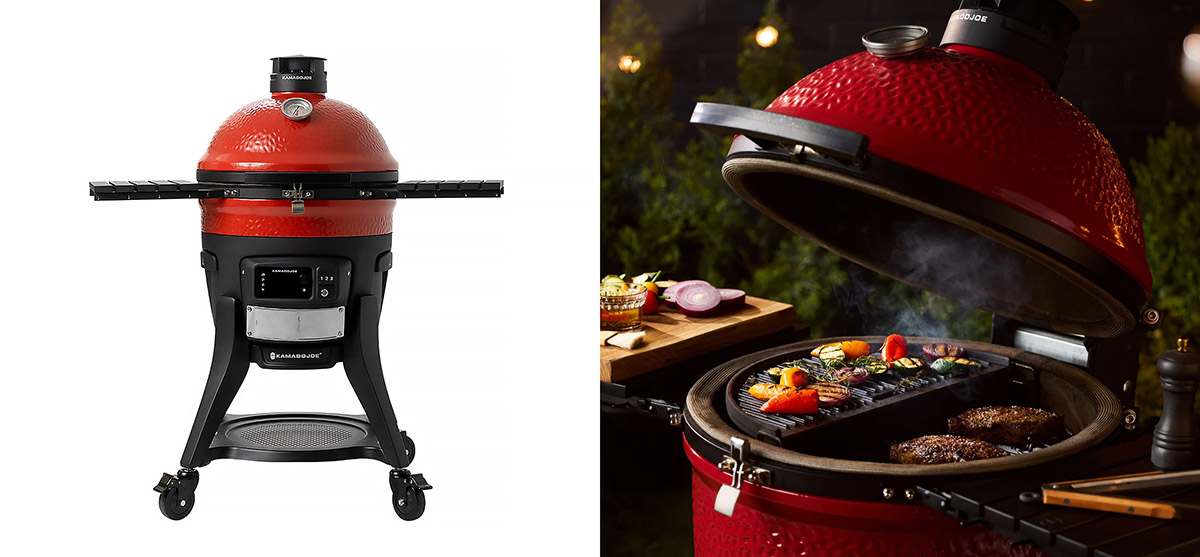 Keramikgrill Kamado Joe Konnected Joe Ambiente